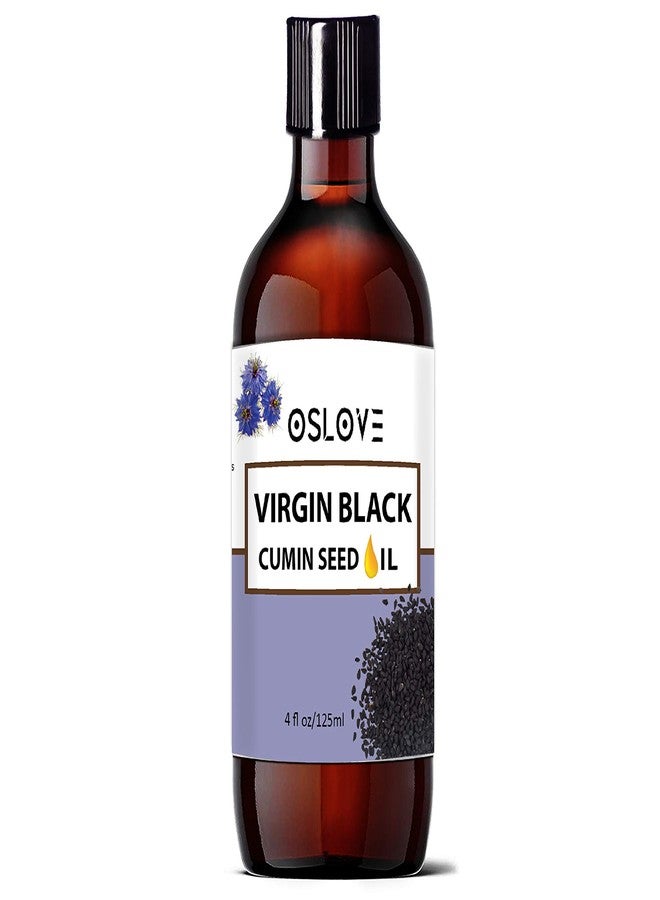 100% Pure Virgin Black Cumin Seed Oil 4oz by Oslove Organics- Cold pressed and Natural. Great addition to skin and hair care products